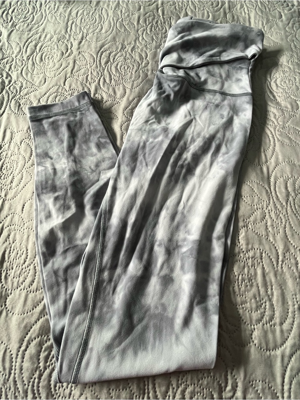 lululemon athletica Gray Tie-Dye High-Rise Leggings
